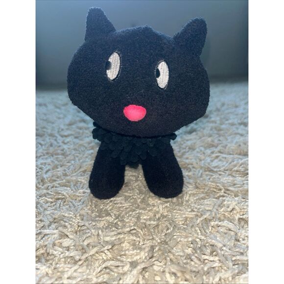 Little Jellycat Scatty Catty black kitty Textured Embroidered - Picture 5 of 11